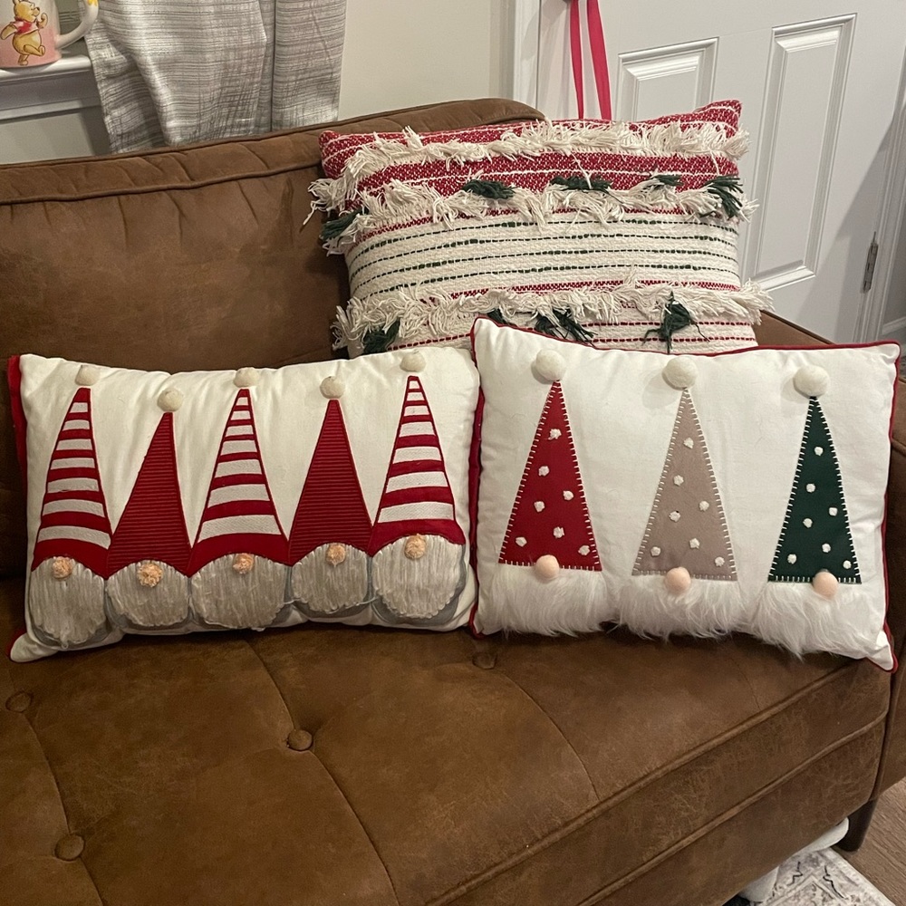 Set of gnome pillows
